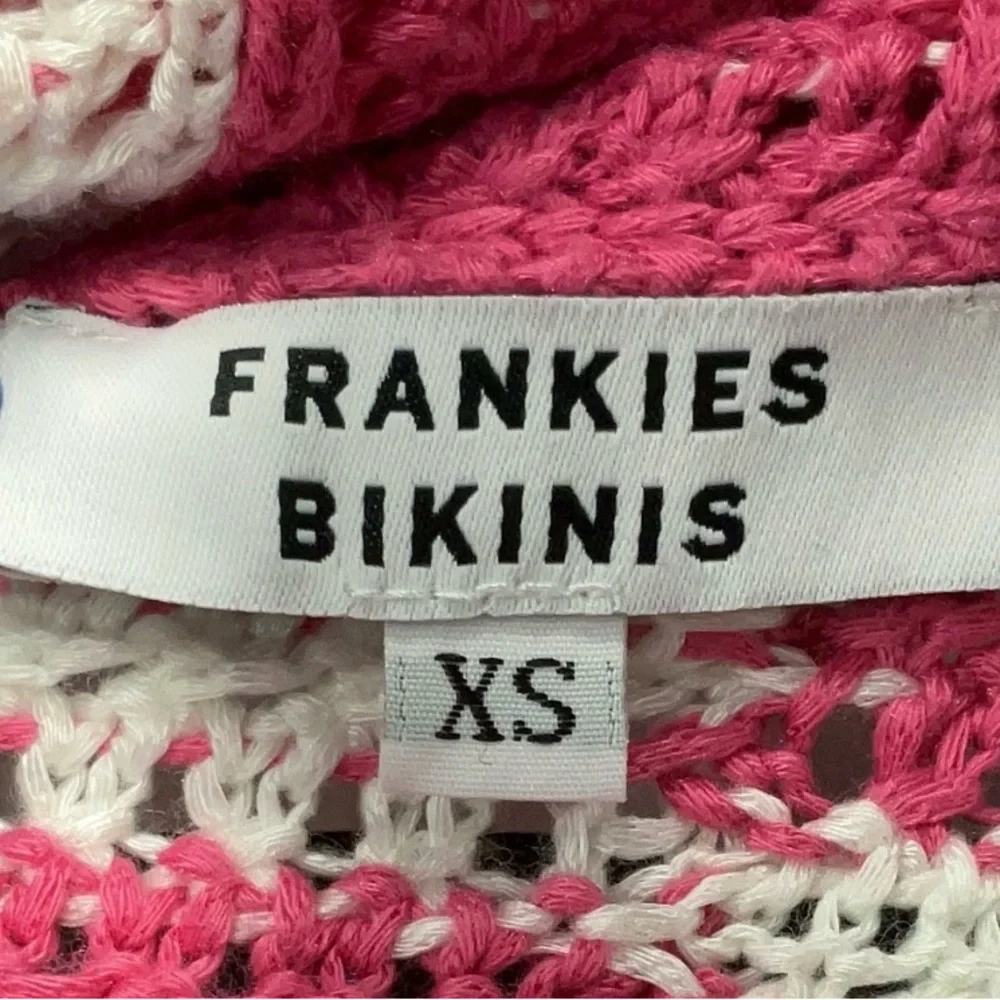 Frankie’s Bikinis Coco Crochet Button Up Shirt - Size XS